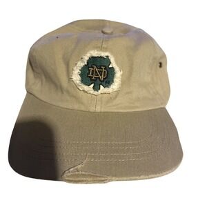 Notre Dame Fighting Irish Tan One Fit Top of the World Hat Clover strapback